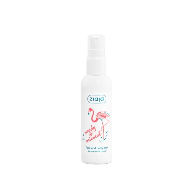 Ziaja Tropical Scent Gezichts- en Lichaamsmist Wood & Oriental 90 ml