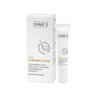 Crème revitalisante contour des yeux et paupières Ziaja Med Vitamine C + HA/P 15 ml
