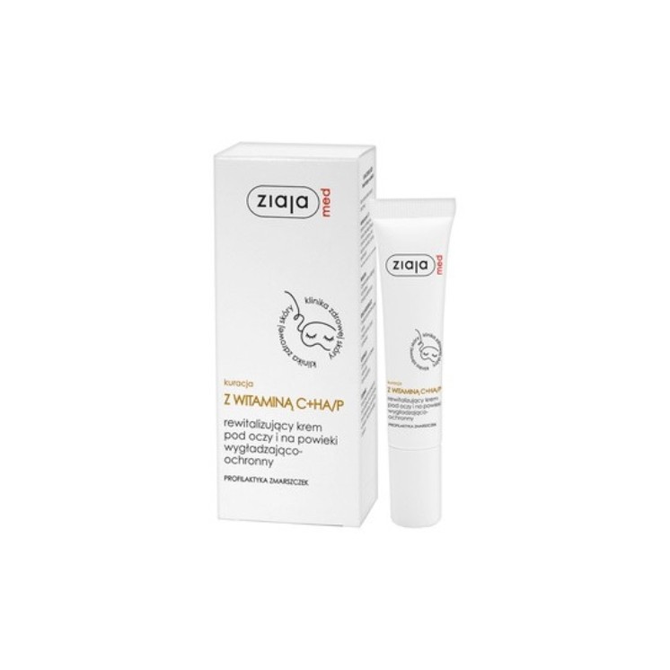 Ziaja Med Vitamin C + HA/P Revitalizing Eye and Eyelid Cream 15 ml
