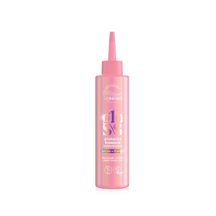 ONLYBIO Hair in Balance Gloss wygładzająca Płukanka kwasowa do włosów 200 ml