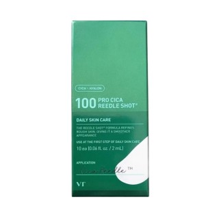 VT Cosmetics Pro Cica Reedle Shot 100 Stick Ampoules Lissantes Visage, Coffret de 10 x 2 ml