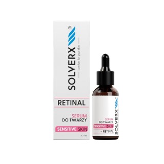 Solverx Sensitive Skin Serum do twarzy z retinalem 30 ml
