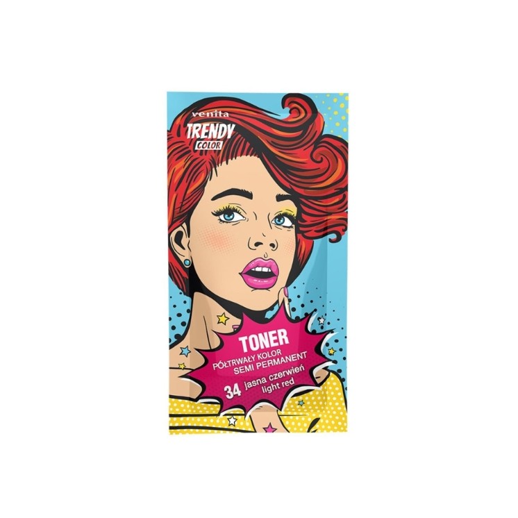 Venita Toner do koloryzacji włosów /34/ Jasna czerwień 35 g