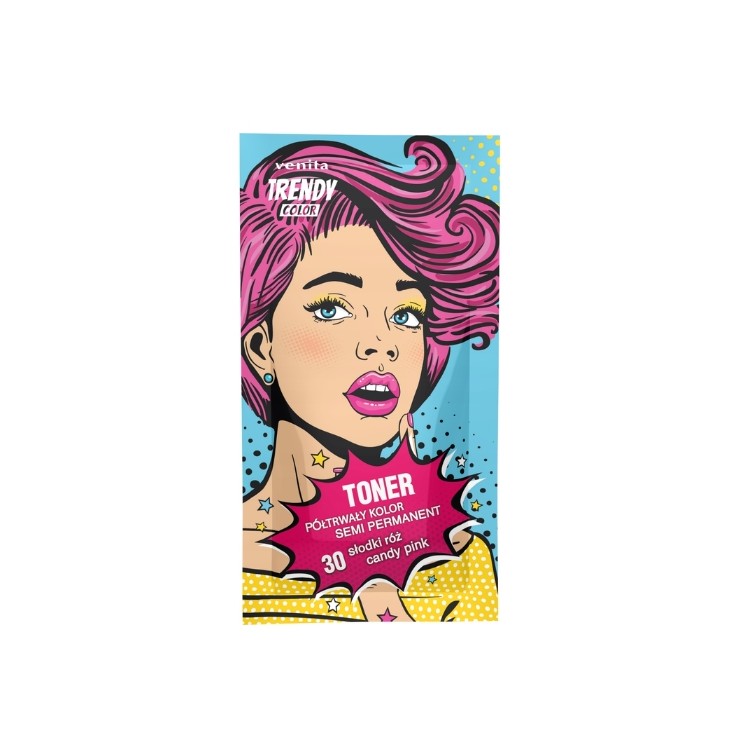 Venita Toner do koloryzacji włosów /30/ Słodki róż 35 g